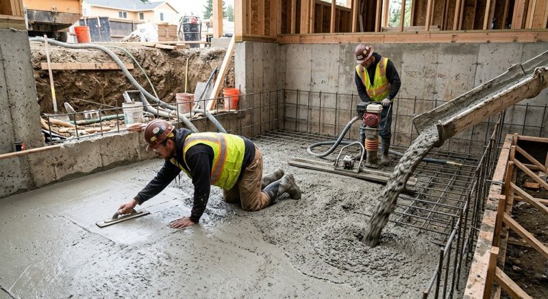 Basement Concrete Pouring in Greenville, SC