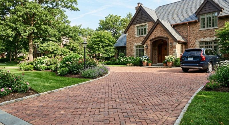 Brick Driveway Paving in Worcester, MA