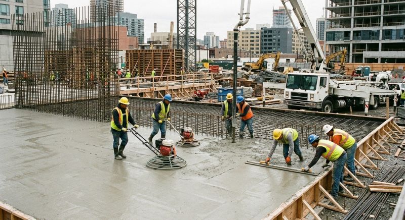 Commercial Slab Installation in Grand Rapids, MI