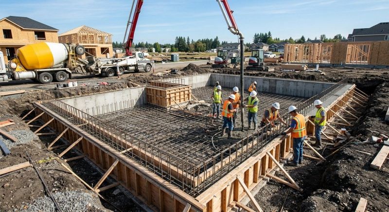 Foundation Construction in Fredericksburg, VA
