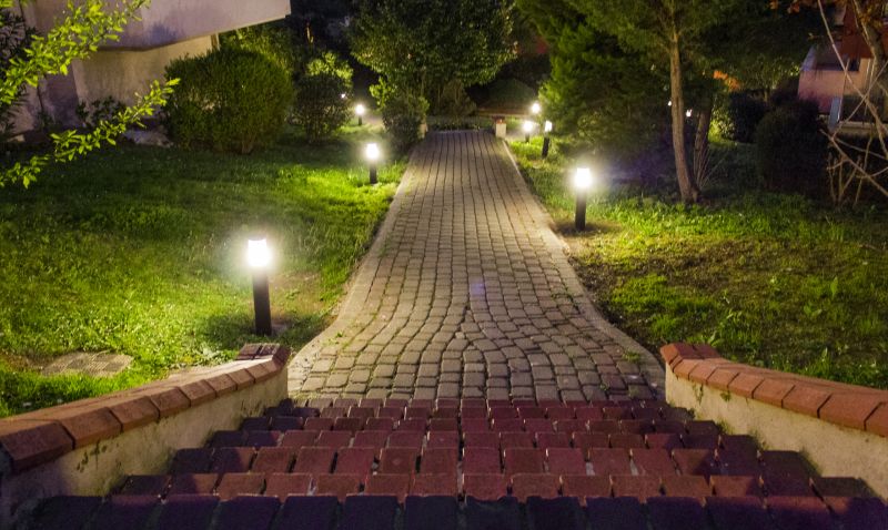 Pathway with Lighting